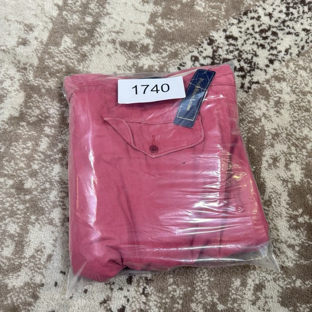Polo Ralph Lauren Classic Fit Chino Pants Mens‎ 48x28 Coral Pink Big RL 5 NWT